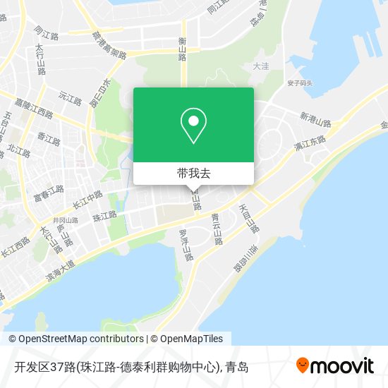 开发区37路(珠江路-德泰利群购物中心)地图