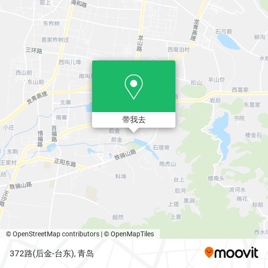 372路(后金-台东)地图