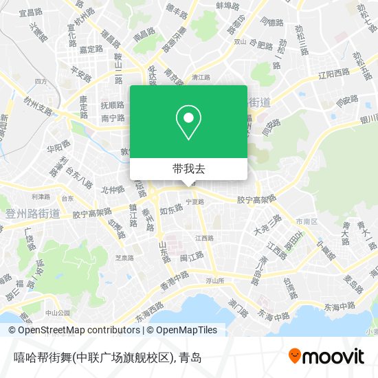 嘻哈帮街舞(中联广场旗舰校区)地图