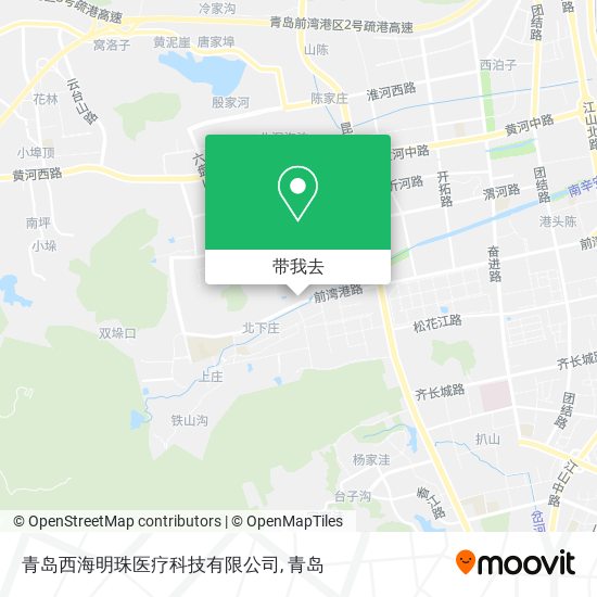 青岛西海明珠医疗科技有限公司地图