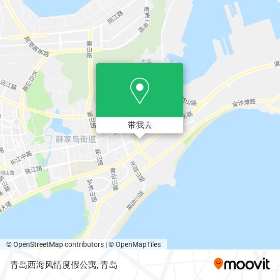 青岛西海风情度假公寓地图