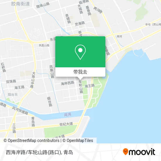 西海岸路/车轮山路(路口)地图