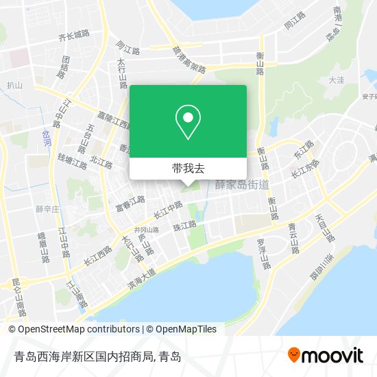 青岛西海岸新区国内招商局地图