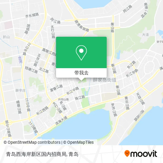 青岛西海岸新区国内招商局地图