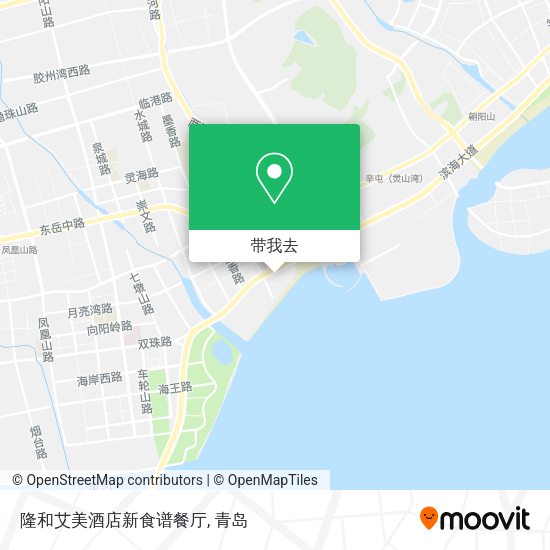 隆和艾美酒店新食谱餐厅地图