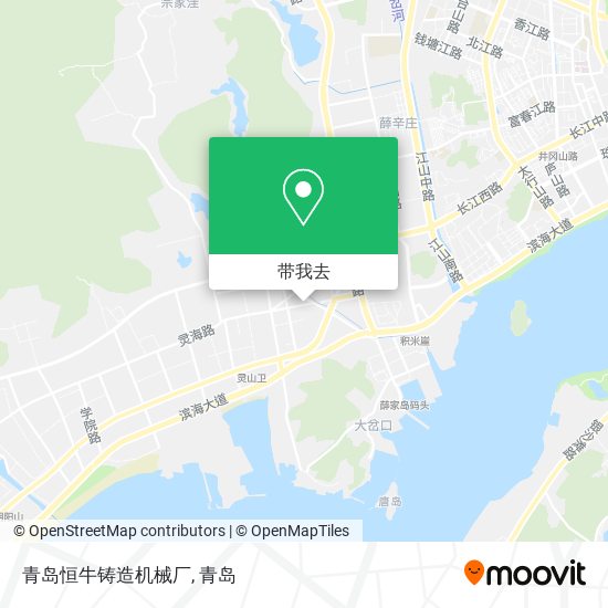 青岛恒牛铸造机械厂地图