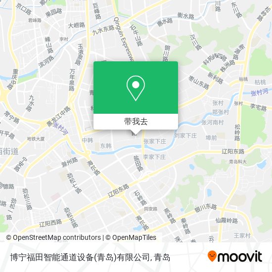 博宁福田智能通道设备(青岛)有限公司地图