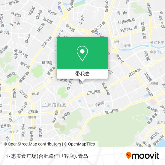 亚惠美食广场(合肥路佳世客店)地图