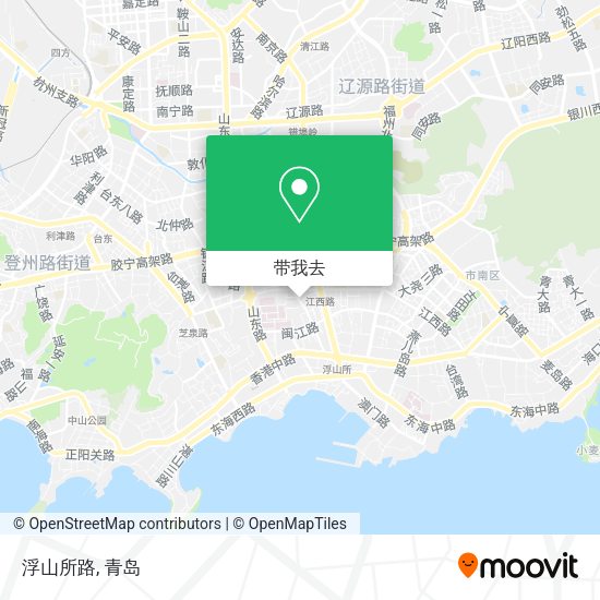 浮山所路地图