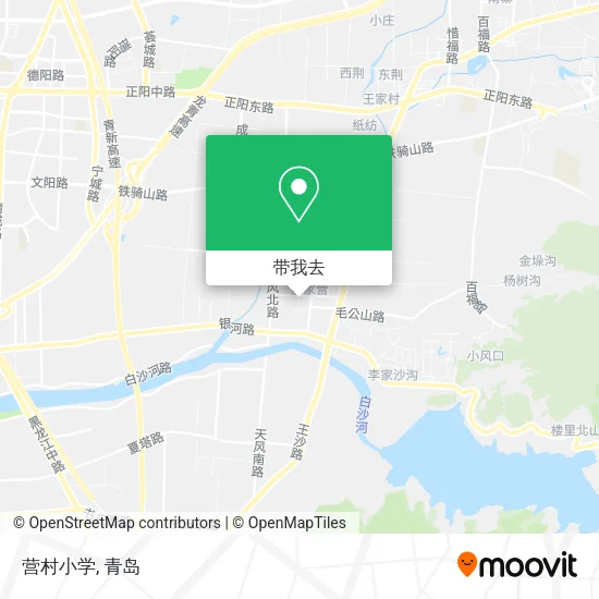 营村小学地图