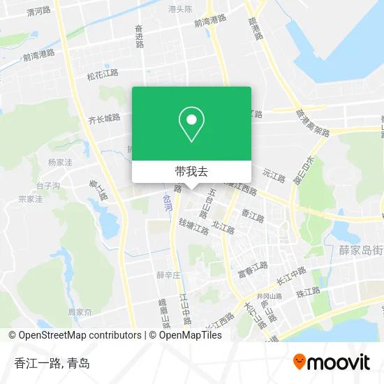香江一路地图