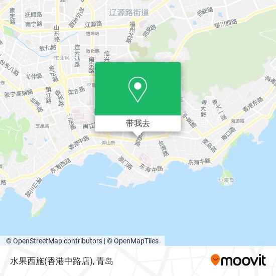 水果西施(香港中路店)地图