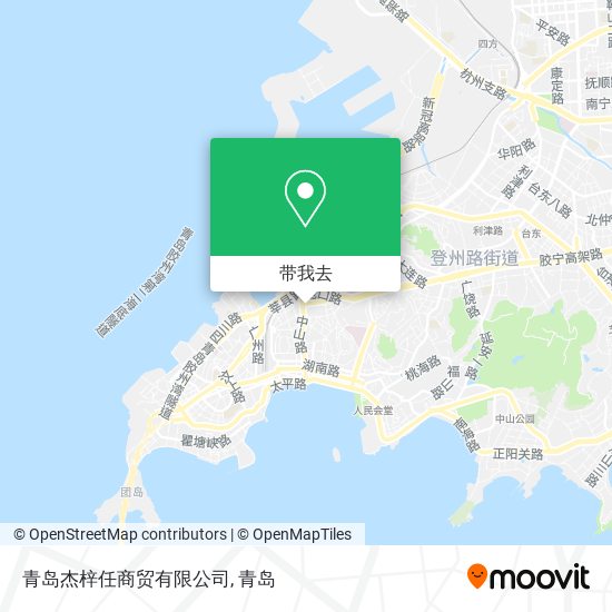 青岛杰梓任商贸有限公司地图