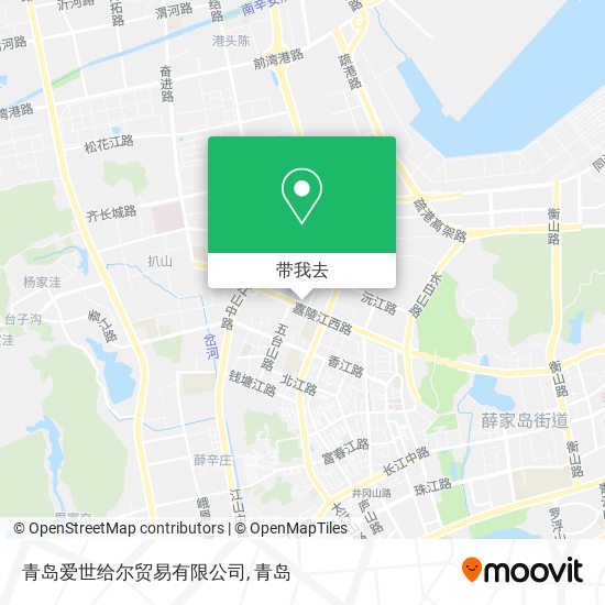青岛爱世给尔贸易有限公司地图