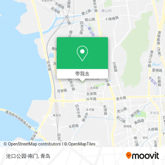沧口公园-南门地图