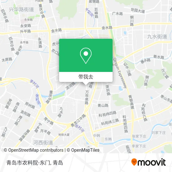 青岛市农科院-东门地图