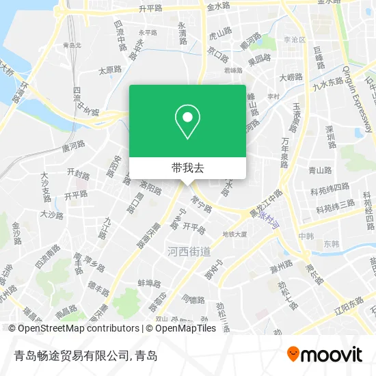 青岛畅途贸易有限公司地图