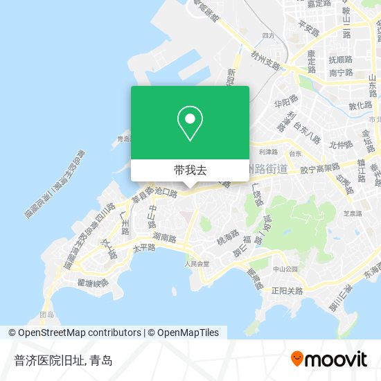 普济医院旧址地图