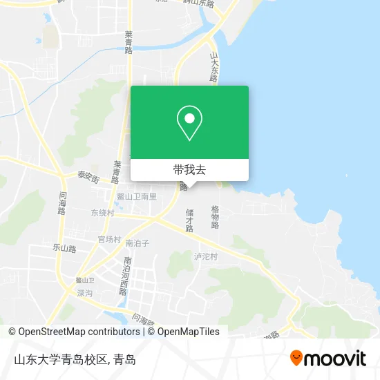 山东大学青岛校区地图