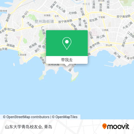 山东大学青岛校友会地图