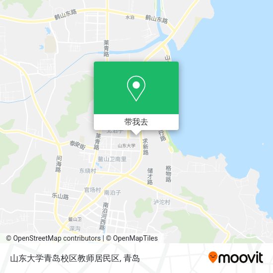 山东大学青岛校区教师居民区地图