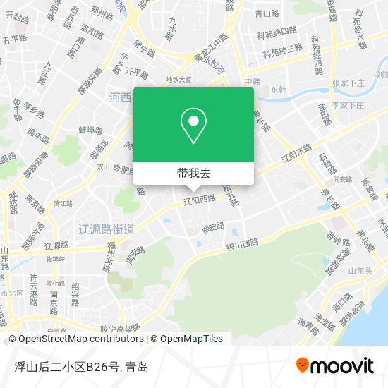 浮山后二小区B26号地图