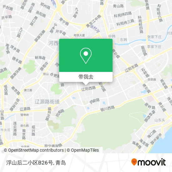 浮山后二小区B26号地图