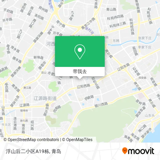 浮山后二小区A19栋地图