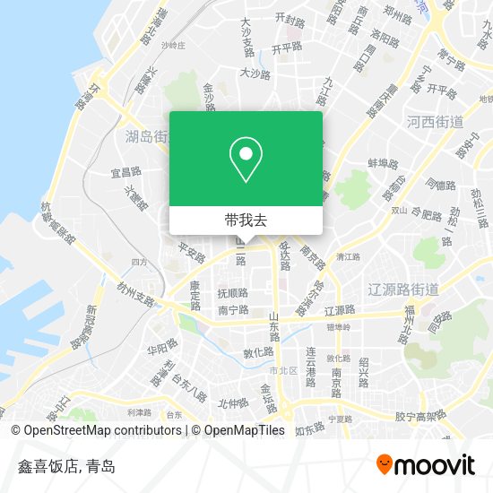 鑫喜饭店地图