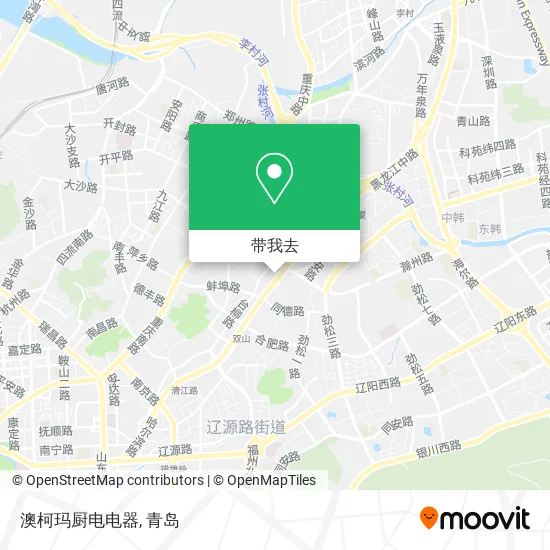 澳柯玛厨电电器地图