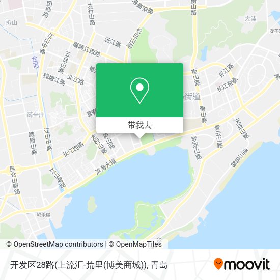 开发区28路(上流汇-荒里(博美商城))地图