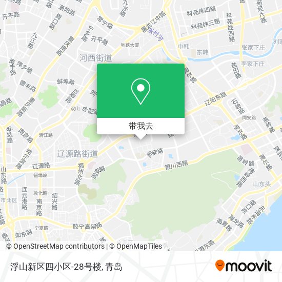 浮山新区四小区-28号楼地图