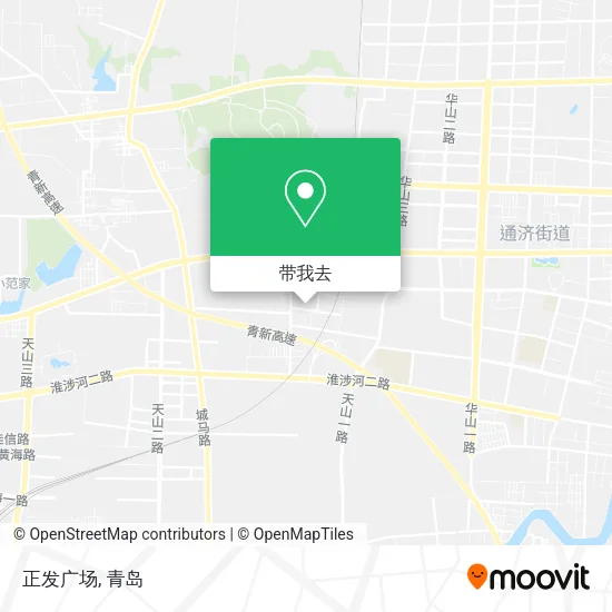 正发广场地图