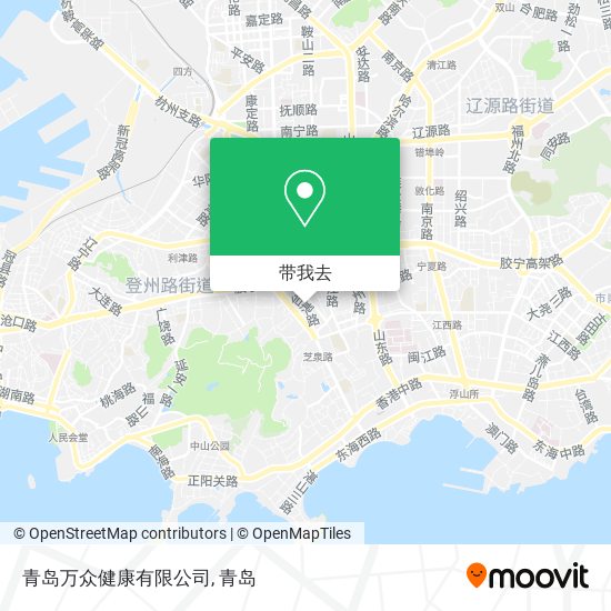 青岛万众健康有限公司地图