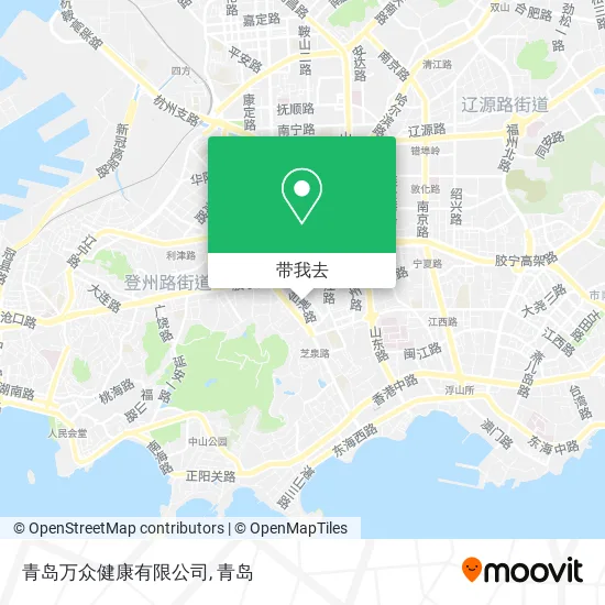 青岛万众健康有限公司地图