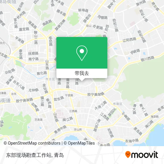 东部现场勘查工作站地图