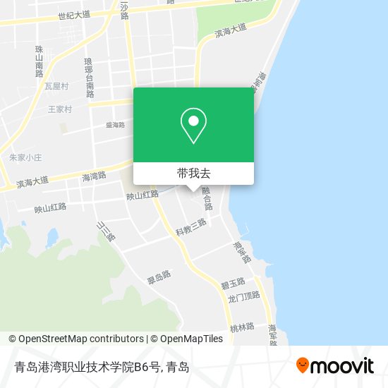 青岛港湾职业技术学院B6号地图