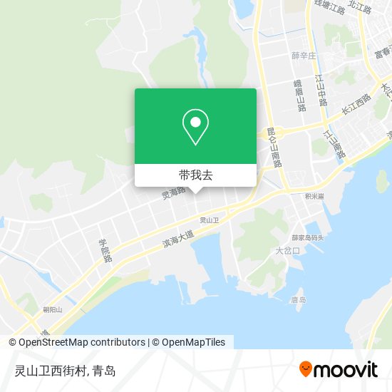 灵山卫西街村地图