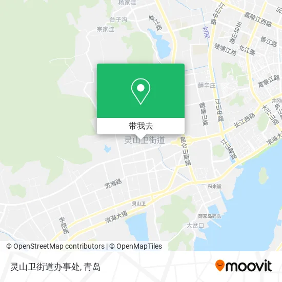 灵山卫街道办事处地图