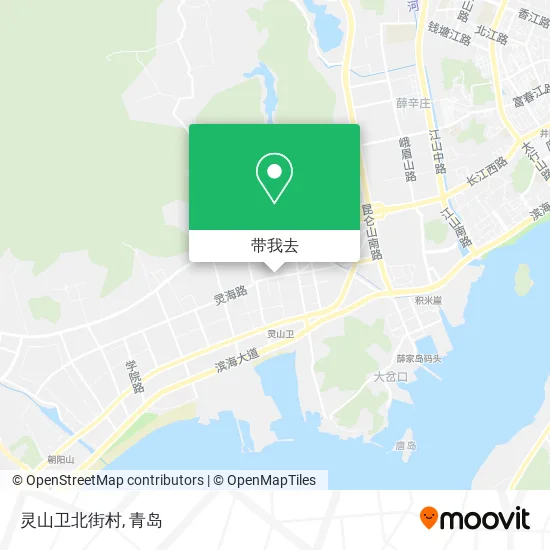 灵山卫北街村地图