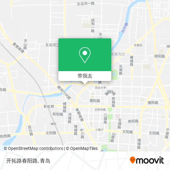 开拓路春阳路地图