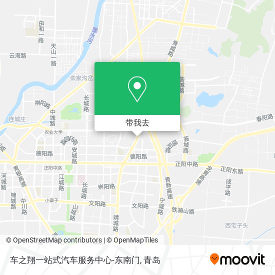 车之翔一站式汽车服务中心-东南门地图