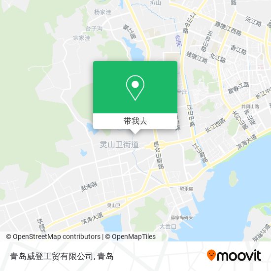 青岛威登工贸有限公司地图