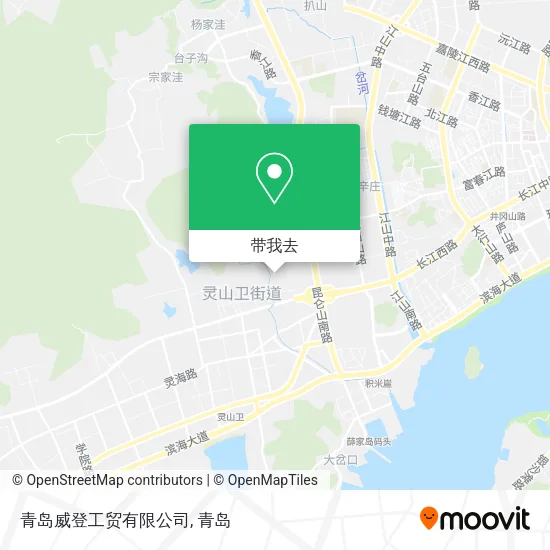 青岛威登工贸有限公司地图
