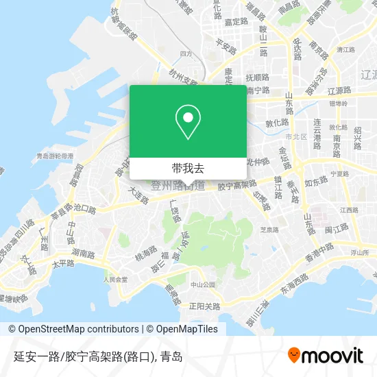 延安一路/胶宁高架路(路口)地图