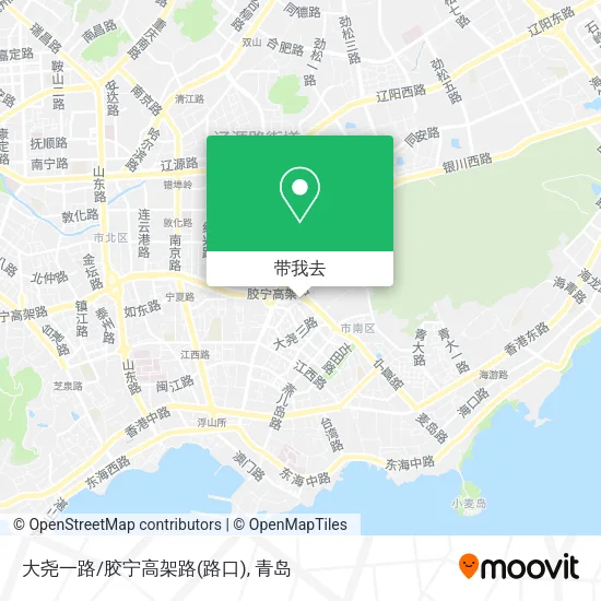 大尧一路/胶宁高架路(路口)地图