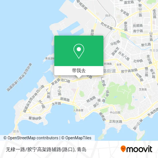 无棣一路/胶宁高架路辅路(路口)地图