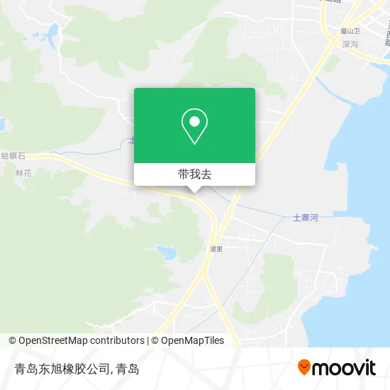 青岛东旭橡胶公司地图