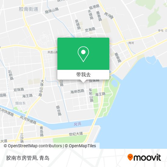 胶南市房管局地图