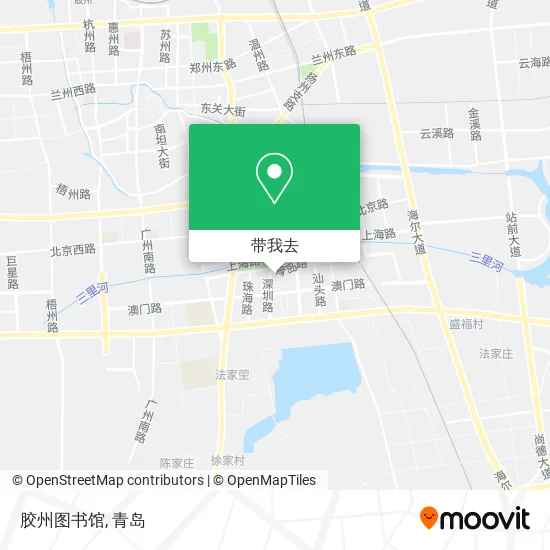 胶州图书馆地图
